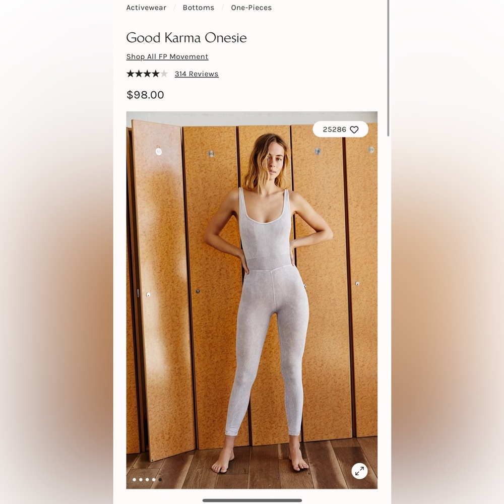 Free People Good Karma Jumpsuit Onesie